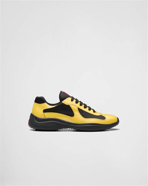 prada sport yellow blakc|Prada shoes for women.